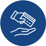 Icon representing flexible payment options for orthodontic treatments