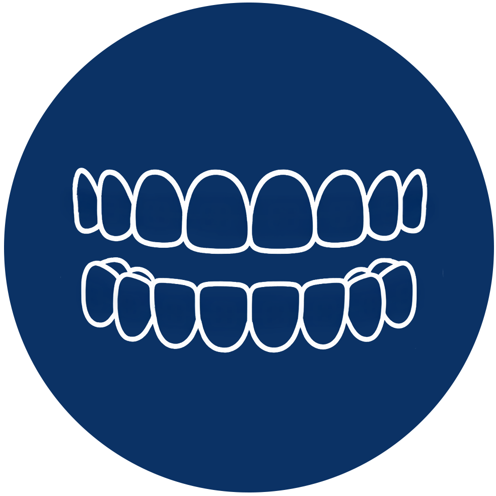 Aligners Graphic Icon Fresno Braces Icon - Traditional Orthodontic Treatment Symbol"